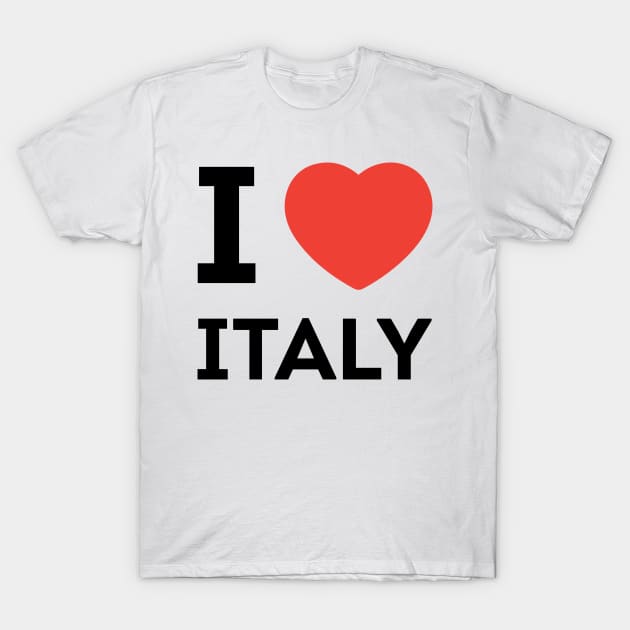 I LOVE ITALY T-Shirt by JamesBennettBeta